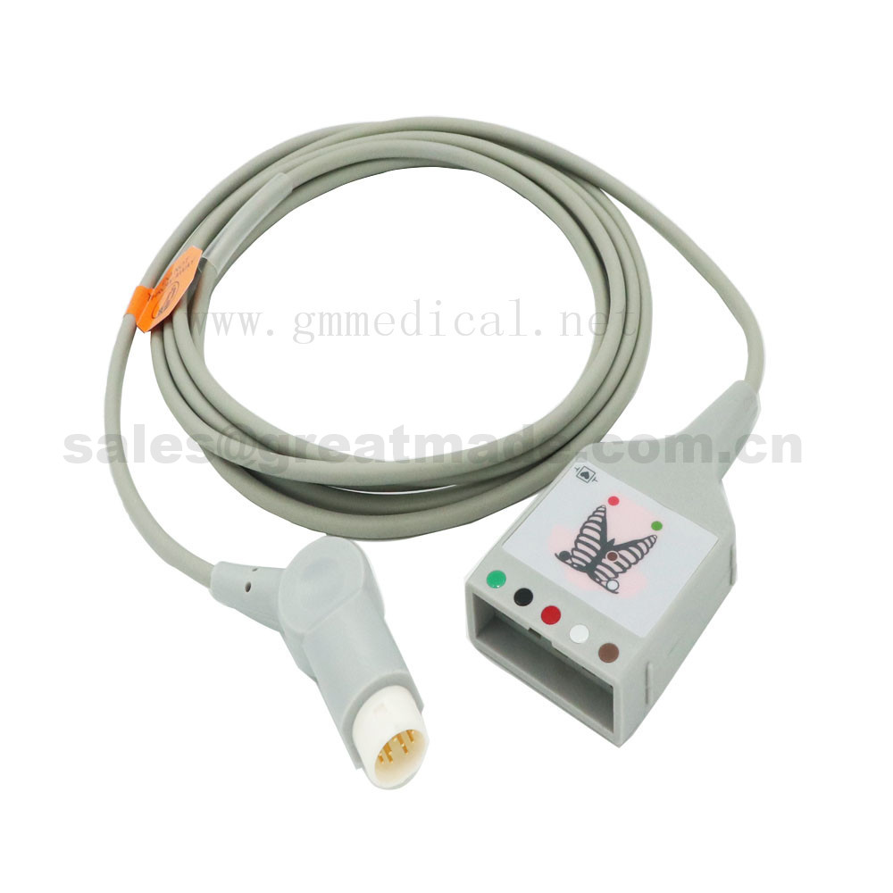 MC001B-5 5-lead ECG trunk cable ,use with philips 78352C, 78354C......