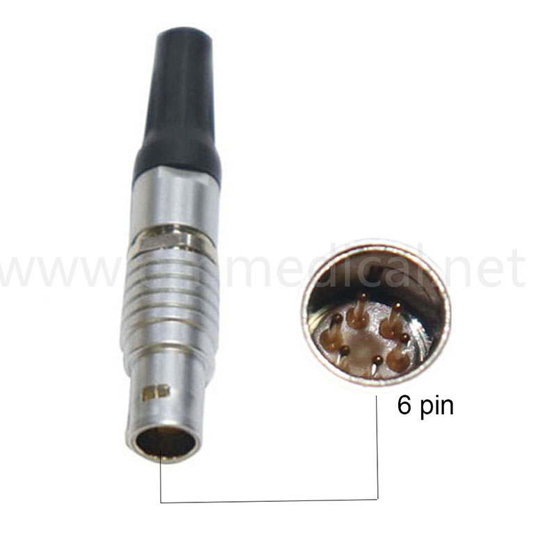 0B Circular Push Pull Metal Connector Cable Plug FGG 6 Pin Male Contacts for RED ARRI Lbus (6P, Plug): Home Audio & Theater