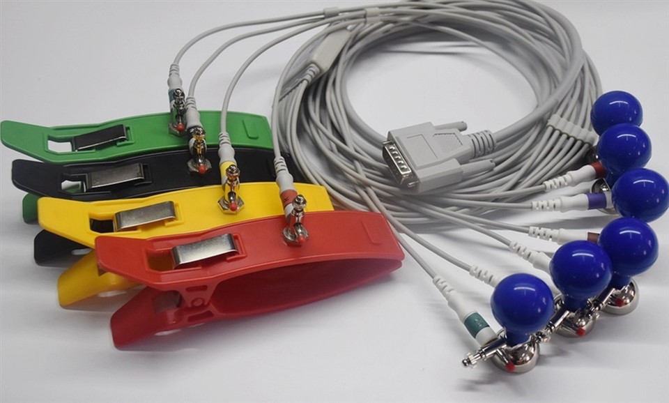 IEC EKG Cable Of Banana 4.0 Plug For Schiller suppliers