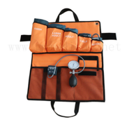 6sizes Blood Pressure Cuff , With Pressure Display Gauge And Pvc Pressure Bulb ,orange Portable Packed Bag KitS