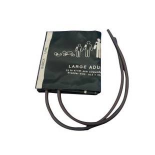 Large Adult Dual Tube Nibp Cuff, 33-47cm Arm Circumference