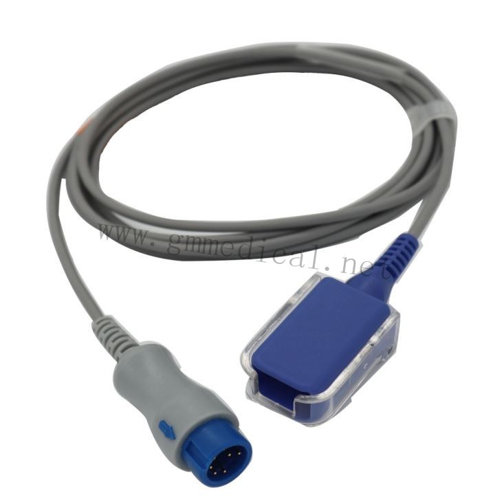 Mindray T6,T8 Spo2 Adapter Cable Round 7pin To DB9 Female
