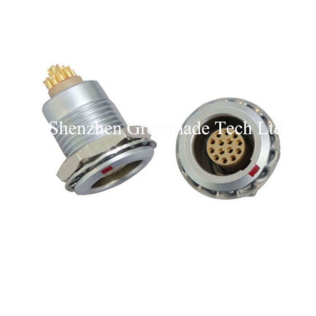 LEMOS Industrial 14 Pin Metal Electrical Male And Female Connector Plug