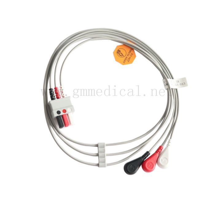 Compatible With Siemens3- Lead ECG Leadwires