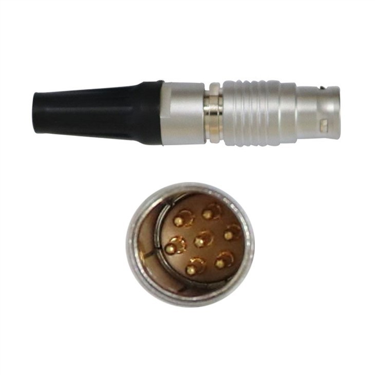 FGG PHG 2B Series 6 7 8 10Pin Push-Pull Self-locking Metal Straight Plug/ Free Socket Connector