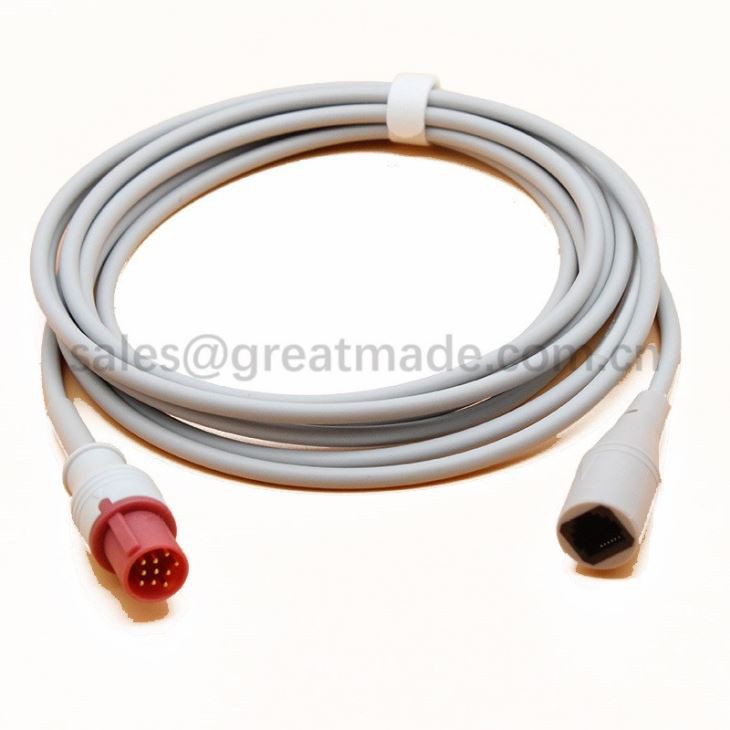 Hellige Compatible-Appott IBP Adapter Cable, Round 10PIN >Appott-6PIN