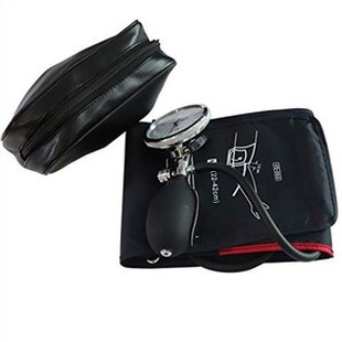 Adult Extra Longer Manual Blood Pressure Cuff, 22-42 Cm Arm Circumference Single Tube Cuff With Pressure Gauge And Inflation Bulb