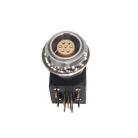 EXG 1B Series 2 3 4 6 7 8 pin Metal Elbow Socket Connector