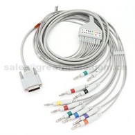 Direct-Connect 10 leads EKG Cable for Nihon Kohden