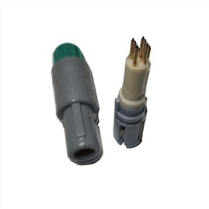 Plastic Connector 1P 1Keying PAG1-10pin 14pin Push-Pull Circular Straight Plug With Back Nut
