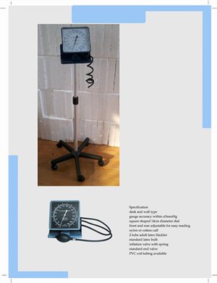 Desk Wall Mount Aneroid Blood Pressure Monitor